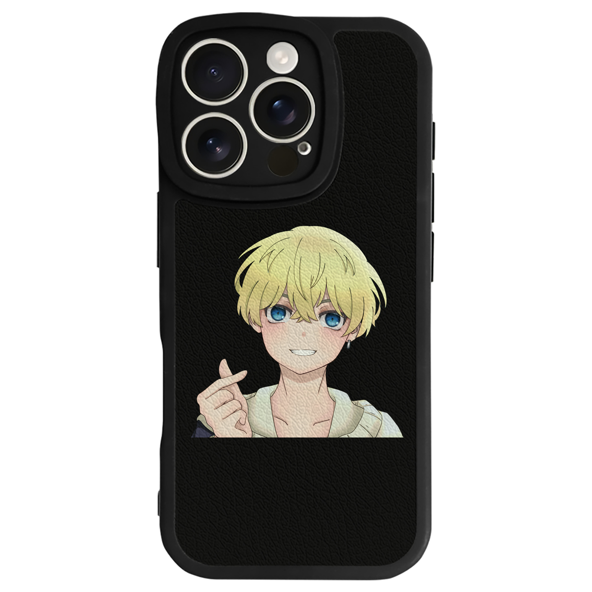 （画像用） 東京リベンジャーズ Tokyo Revengers 【iPhone 16シリーズ対応】シリコンスマホケース（レザー調） 材質：シリコン